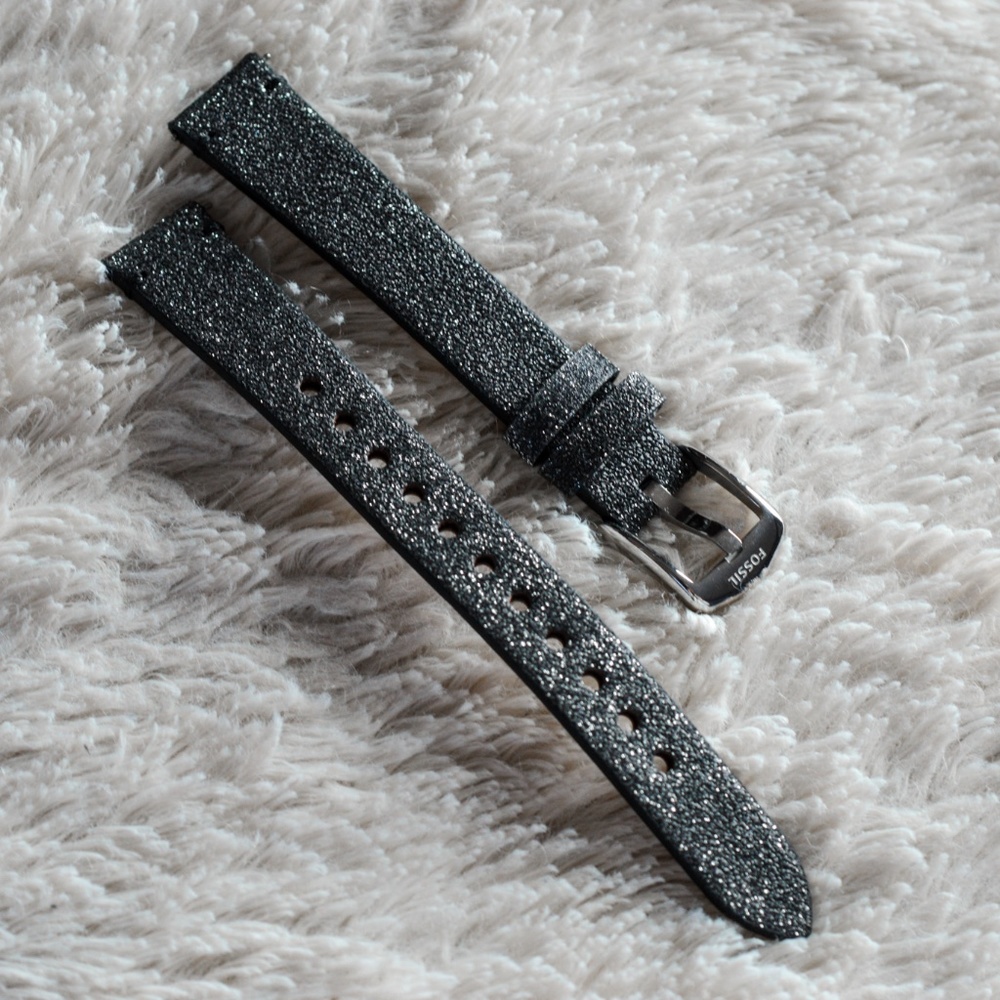 Fossil Black Sparkle Watch Strap